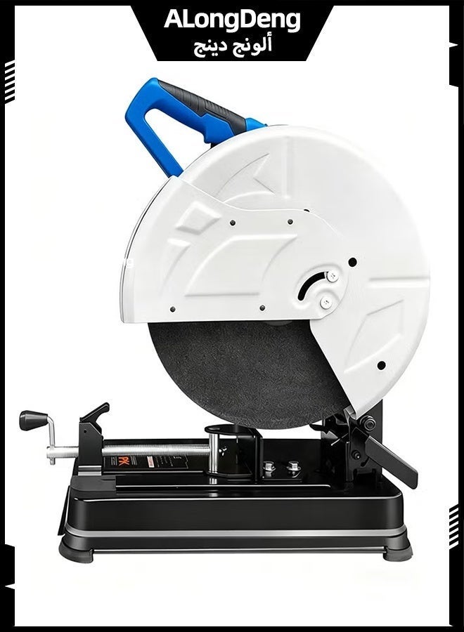 ALongDeng 355mm Compound Miter Saw 12-Inch Metal Chop Saw with 4100 RPM Blade Speed Evolution Table Saw Style Cutter for Steel Rebar Iron and Aluminum - Image 1